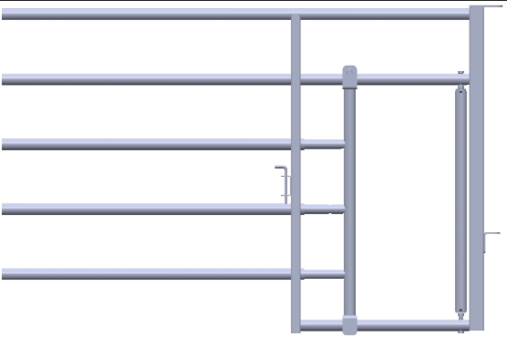 Calf creep gate